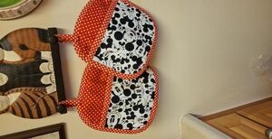 Red and Black Mickie Mouse Pot Holders